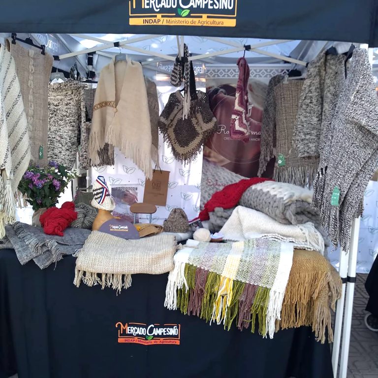 Artesana oriunda de Teno trabaja la lana desde su más noble pureza