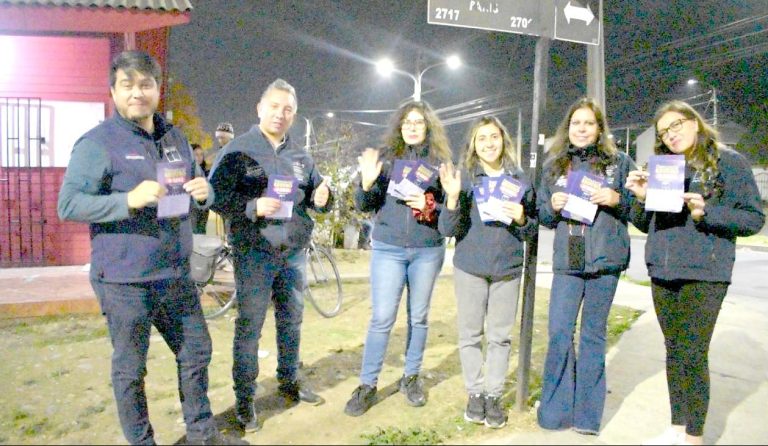 En terreno sigue campaña para denunciar delitos