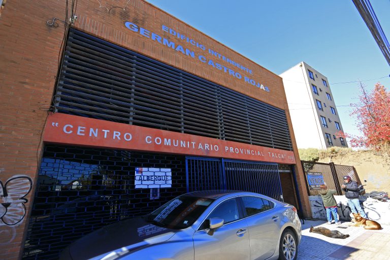 Albergue de emergencia en Talca funcionará durante la semana