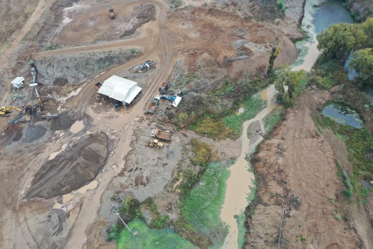 DGA multa a empresa de áridos por daños al estero Panguilemo