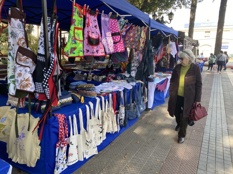 Emprendedores se tomaron la Plaza de Armas de Curicó