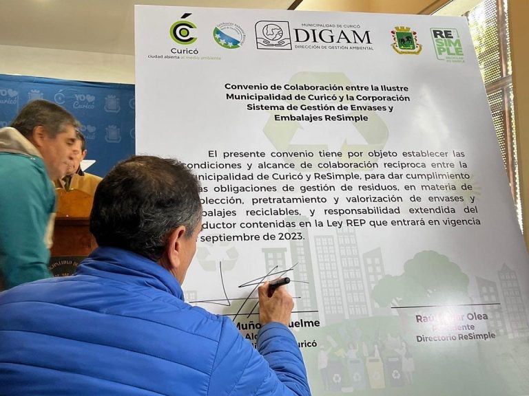 En Curicó proyectan pionero trabajo de retiro de residuos reciclables desde los domicilios