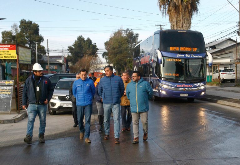Trabajos de reposición de calle Maipú finalizarían a mediados de septiembre