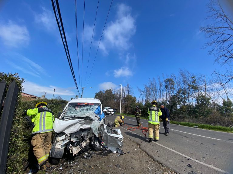 Choque frontal le costó la vida a conductor en camino a Sarmiento