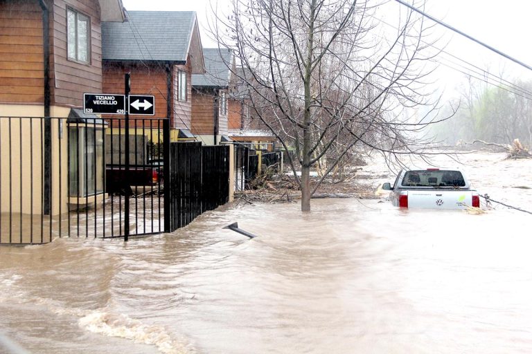 Albirrojos damnificados por el temporal