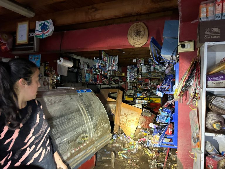 Con clara resignación: Residentes de Licantén vuelven una vez más a tratar de levantarse