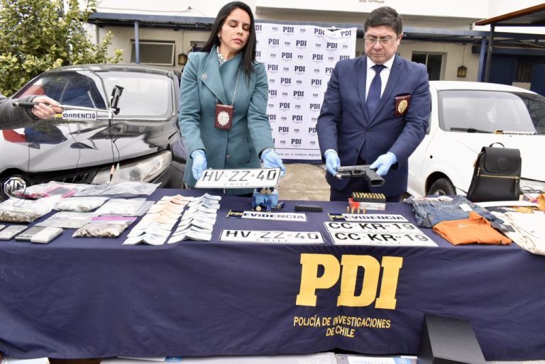 Cae violenta banda que asaltaba casas y a camioneros en la zona central del país