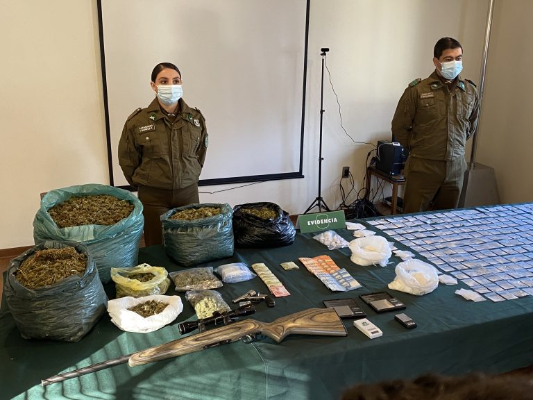 Tras allanamiento a tres domicilios decomisan droga tasada en más de 50 millones de pesos