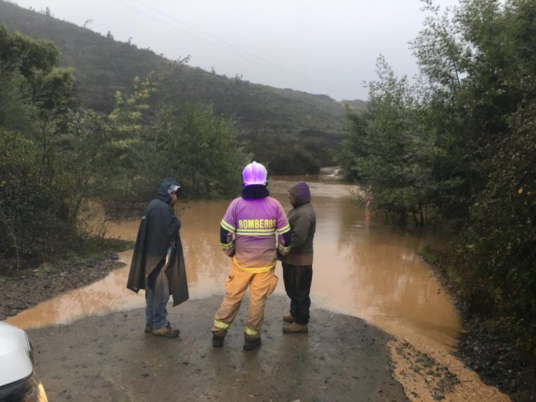 Alerta Roja en la Región del Maule por sistema frontal