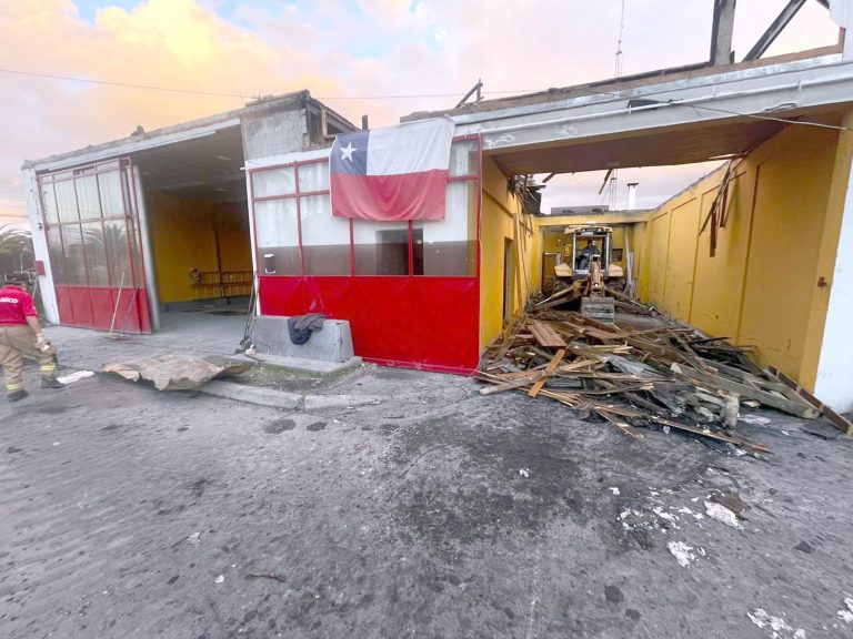 Lanzan campaña para reconstruir Cuartel de Bomberos de Rauco