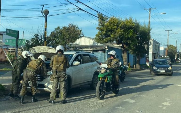 Más de 700 controles y 10 detenidos en ronda preventiva de Carabineros