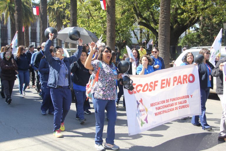 Afusam-Curicó inició paralización a la espera de respuesta a demandas