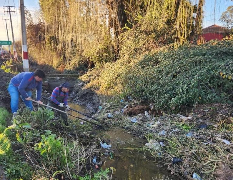 La basura y desechos de casa en canales y ríos sigue siendo problema en Curicó