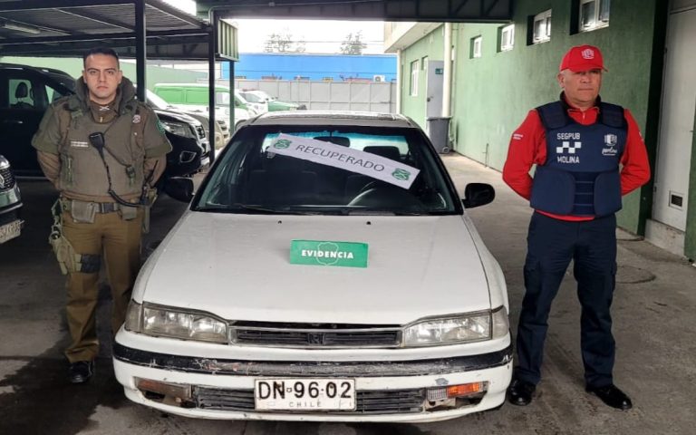 Pórticos lectores de patentes de Molina permitieron recuperar nueve vehículos con encargo por robo