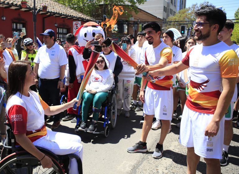 Talca vivió fiesta de la Antorcha Panamericana