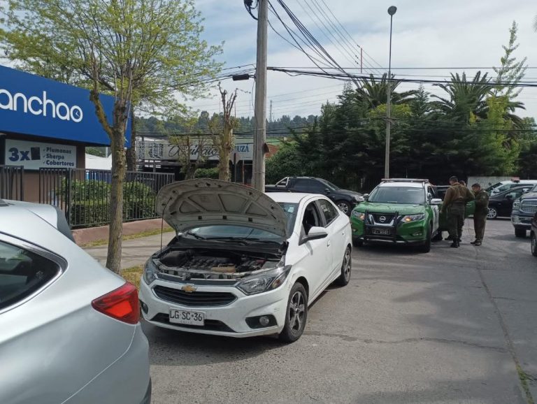 Carabineros frustró millonario robo a cliente bancario