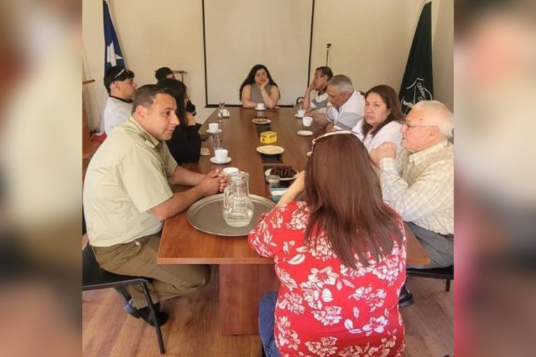 Carabineros hizo posible emotivo reencuentro familiar