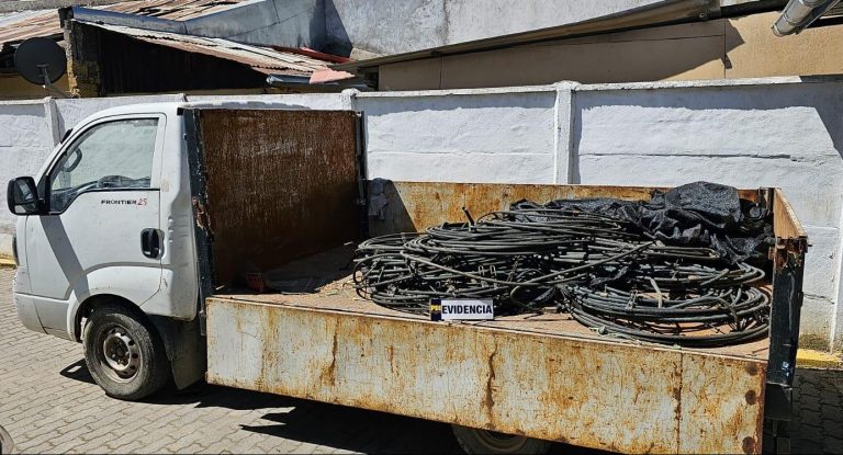 Millonarios robos de cable de la línea férrea en dos puntos de la región