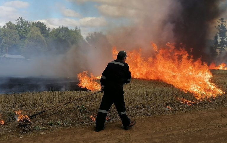 Agricultor es formalizado por iniciar fuego de pastizales sin autorización