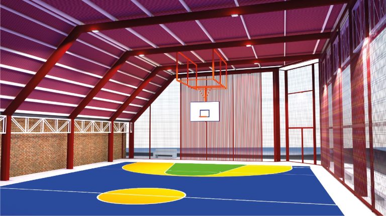 Se inicia construcción de multicancha en población Santa Lucía