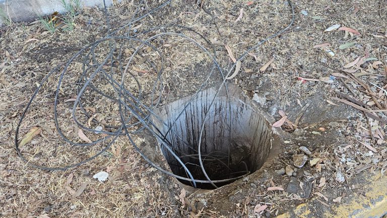 Concretan nuevo robo de fibra óptica en Talca