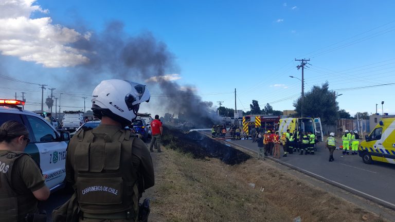 Fallece piloto de avioneta que capotó junto a la Ruta 5 Sur
