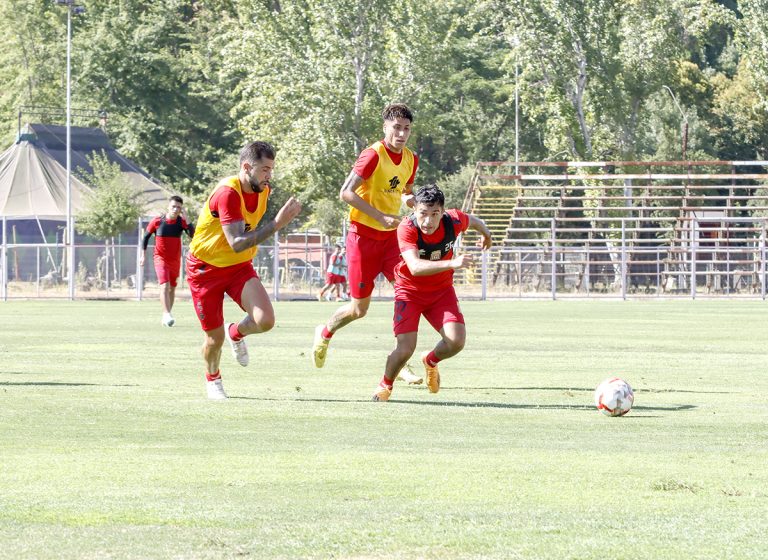 Primer entrenamiento en La Granja