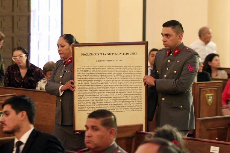 Talca conmemoró los 206 años de la declaración de la Independencia de Chile
