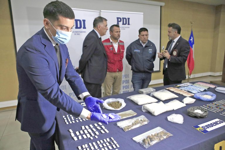 Desarticulan a banda dedicada al tráfico de drogas en Talca y Río Claro