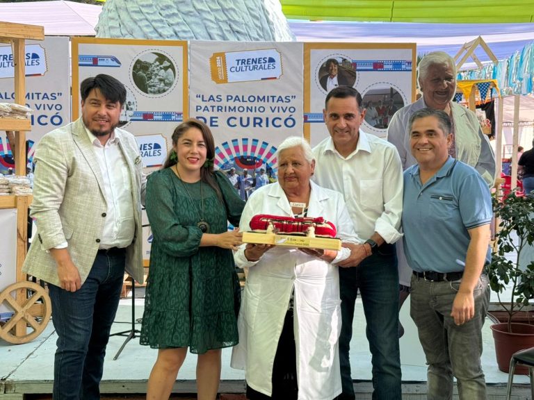 “Palomitas” de la estación de ferrocarriles de Curicó recibieron un sentido homenaje