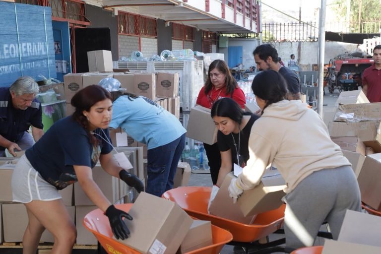 Talca solidariza con la Región de Valparaíso y envía 22 toneladas de alimentos y enseres
