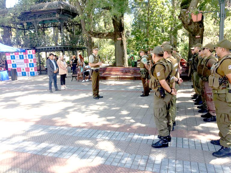 Seis personas detenidas dejó masiva ronda de Carabineros en Curicó