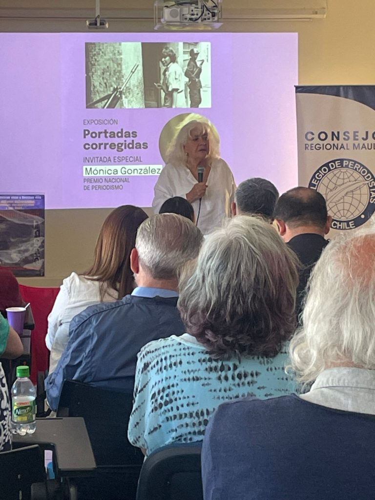 Premio Nacional de Periodismo dictó interesante charla en Talca