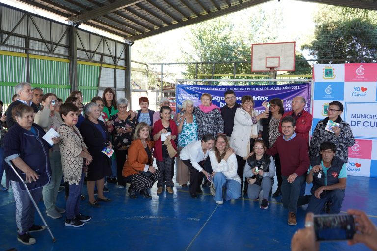 Familias curicanas inauguraron proyectos de alarmas comunitarias