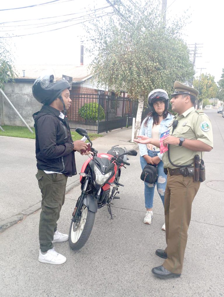 Intensifican campaña para prevenir el robo de motocicletas en Curicó