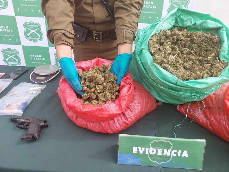 Prisión para narcotraficantes sorprendidos con más de 120 kilos de marihuana