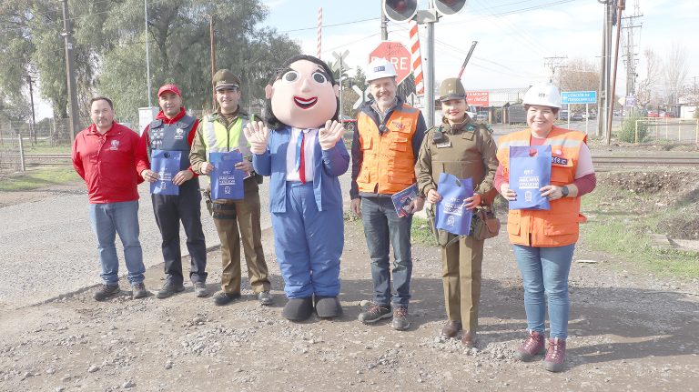 Campaña busca prevenir accidentes ferroviarios
