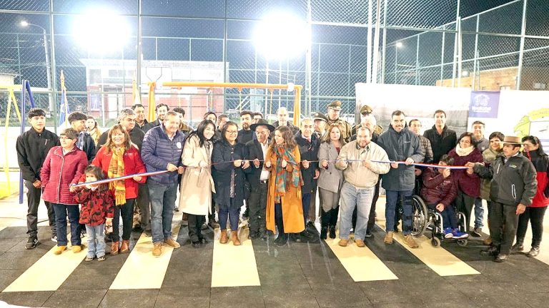 Vecinos de Hualañé cuentan con  anhelada plaza y multicancha