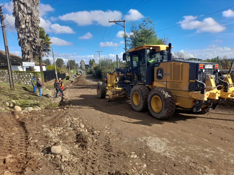 San Clemente: Avanzan trabajos para recuperar ruta dañada por socavón