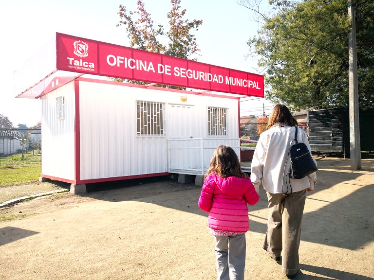 Inauguran nueva Oficina Municipal de Seguridad en el sector norte de Talca