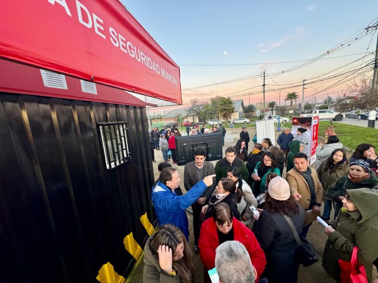 Nueva Oficina de Seguridad da tranquilidad a los vecinos del sector suroriente de Talca