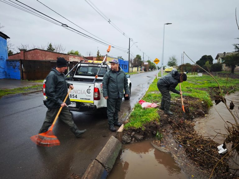 Curicó responde de buena forma a los embates de nuevo sistema frontal