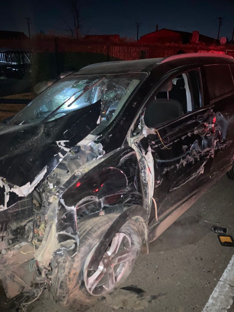 Nuevo accidente en zona de  curvas camino a Sarmiento