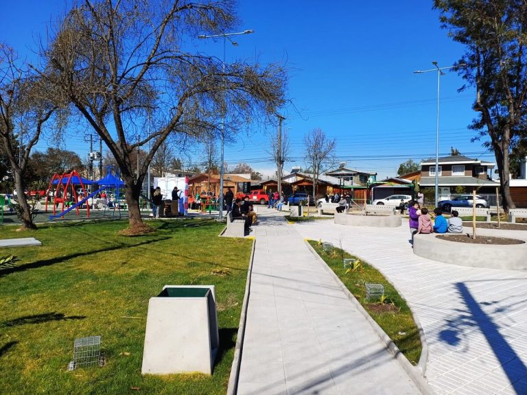 Inauguran Parque Recreativo en  la población Víctor Domingo Silva