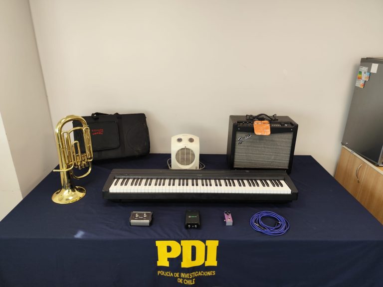 Logran recuperar parte importante de instrumentos robados a liceo de Linares