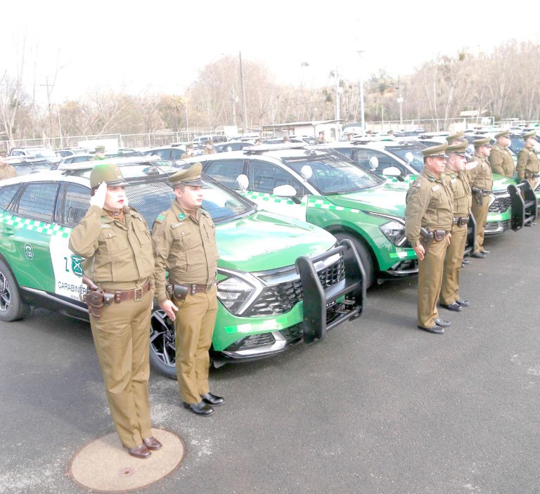 Carabineros del Maule  recibió 98 nuevos vehículos