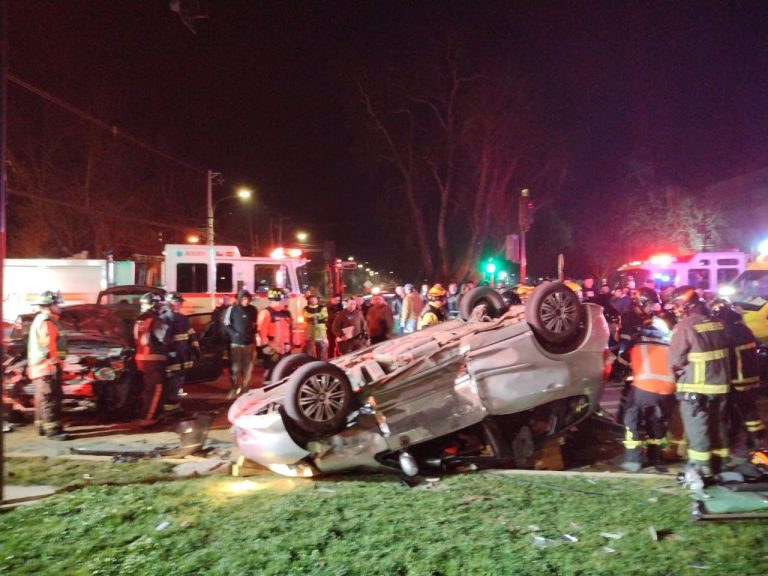 Fin de semana de accidentes en la capital de la Región del Maule