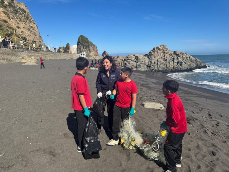 Exitosa jornada de limpieza de playas y costas en Constitución