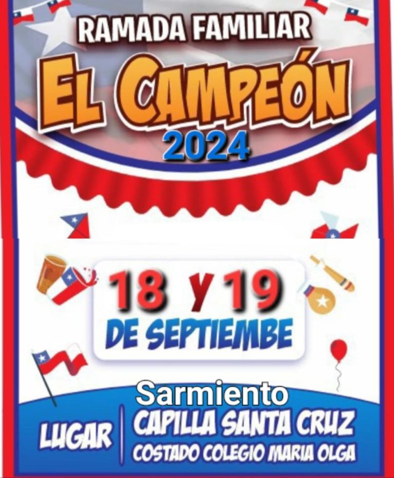 Invitan a disfrutar de ramada en la localidad de Sarmiento