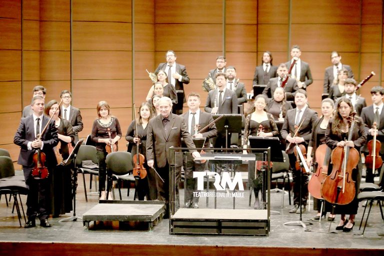 Memorable concierto de la Orquesta Clásica del Maule en celebración de los 19 años del TRM